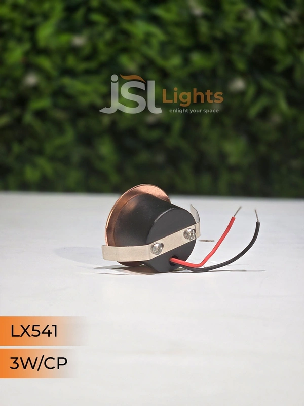 LX 541 3W Black RG Deep Recessed COB Downlight - 3W