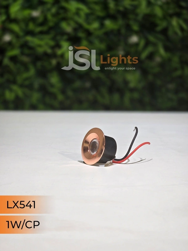 LX 541 3W Black RG Deep Recessed COB Downlight - 1W