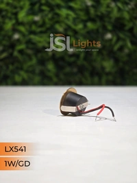 LX 541 3W Black GD Deep Recessed COB Downlight - 1W