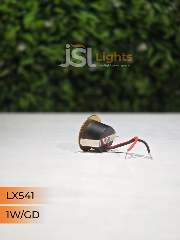 LX 541 3W Black GD Deep Recessed COB Downlight - 1W