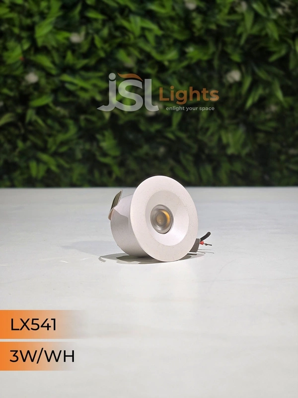 LX 541 3W White Deep Recessed COB Downlight - 3W