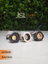 APRA 608 3W PKW PB Deep Recessed COB Downlight - PKW PB