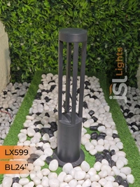 LX 599 12W 24 Inches Round Outdoor Gate Light - RD