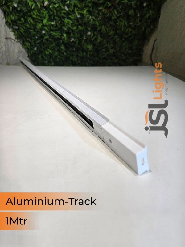 APRA 1Meter Aluminium White Ceiling Track Channel - White