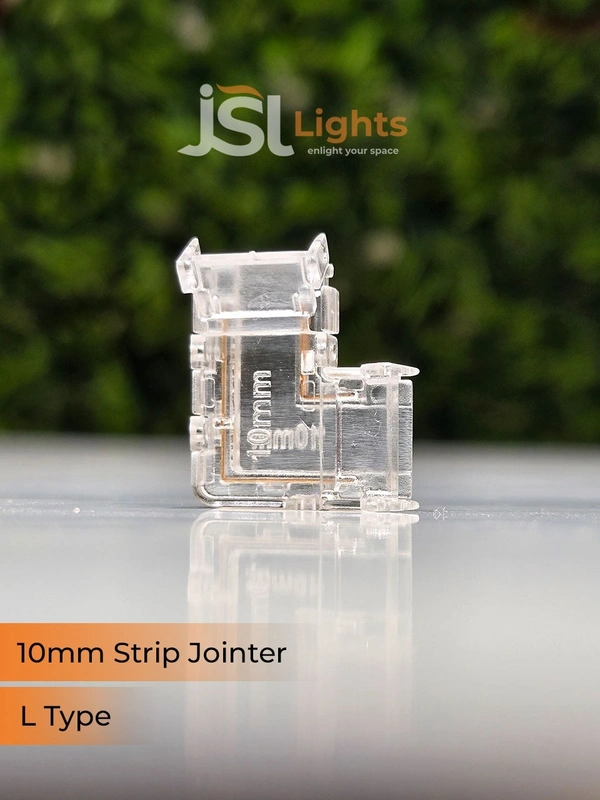 JSL APRA 10 mm Led Strip Jointer (20 Pcs Packing) - L Jointer