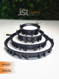 APRA 1027 25W RD Deep Down Diffuser Panel Led Light - 25W, 4000K, Black