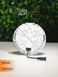 APRA 1027 25W RD Deep Down Diffuser Panel Led Light - 25W, 3000K, White