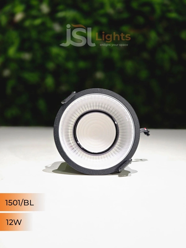 APRA 1501 12W Round 3in1 Deep Recessed Panel Downlight  - 12W, BK+GBK