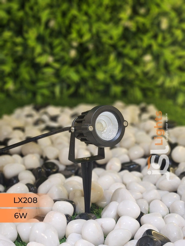 LX 208 5W LED Spike Garden Spot Light - 5W, GR