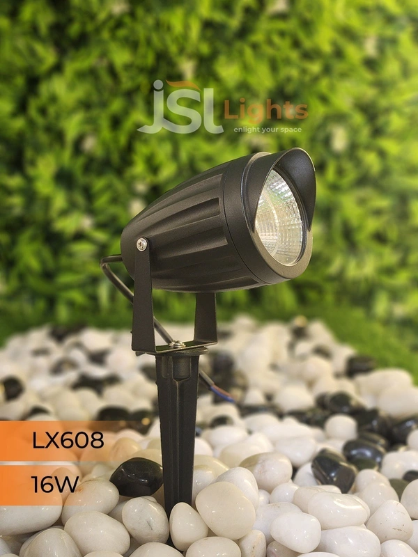 LX 608 16W LED Spike Garden Light - 16W, WW