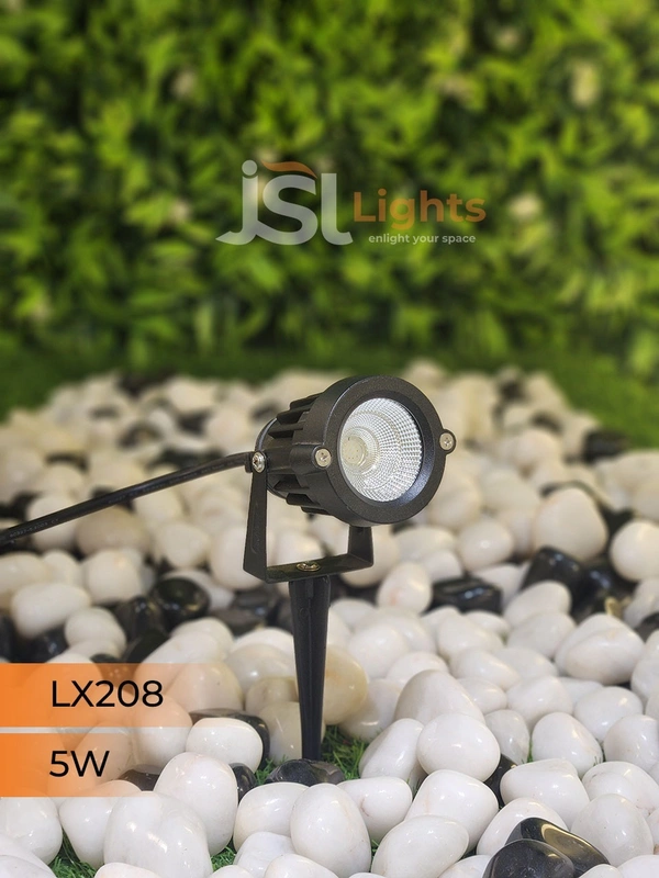 LX 208 5W LED Spike Garden Spot Light - 5W, RED