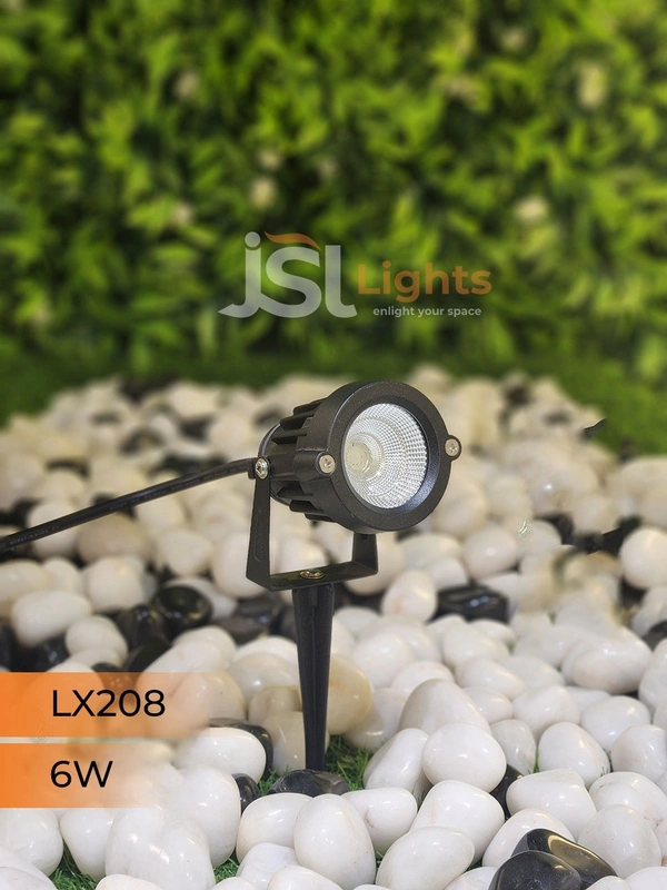 LX 208 6W LED Spike Garden Spot Light - 6W, RGB