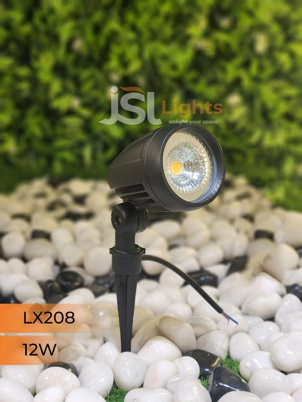LX 208 12W LED Spike Garden Spot Light - 12W, WW