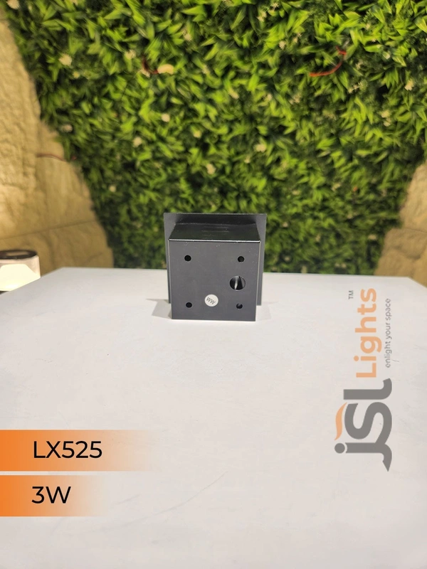 LX Smart 3W Motion Sensor LED Foot Light LX525 – IP65 Black Aluminium Automatic Night Light by JSL Lights - Black, 1Pcs