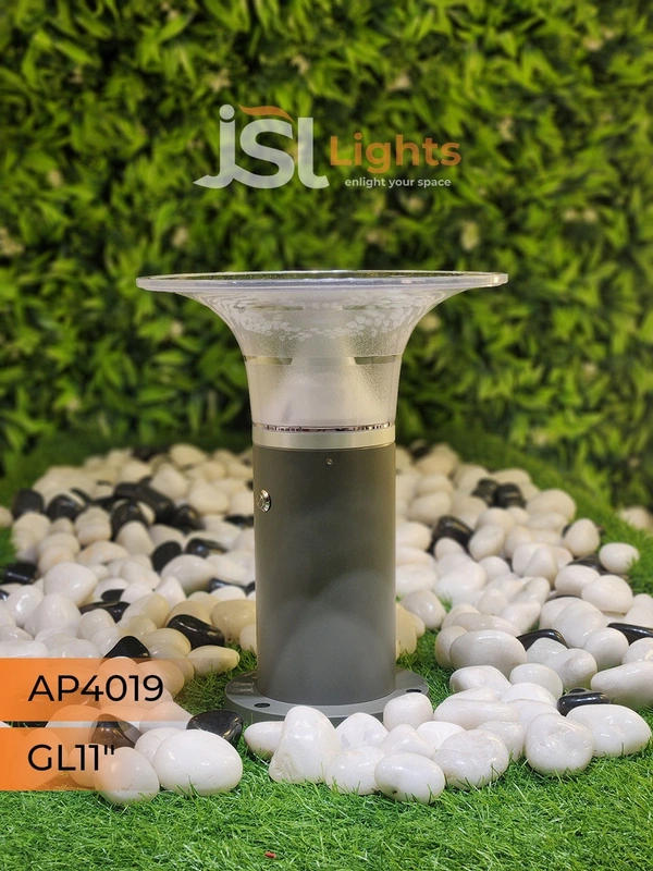 APRA APT4019 5W 11 Inches Solar Outdoor Gate Light - Gate Light