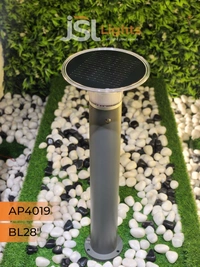 APRA APT4019 5W 28 Inches Solar Outdoor Bollard Light - Bollard Light