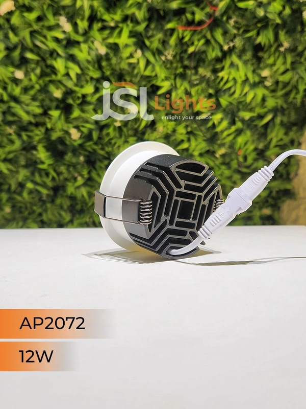APRA AP 2072 12W White Deep Recessed COB Downlight - 12W, 4000K, White
