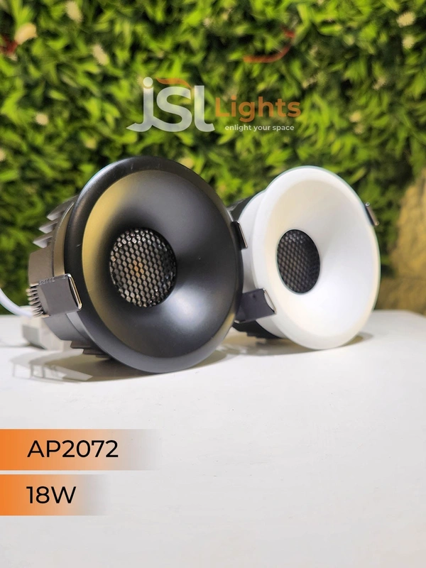 APRA AP 2072 18W White Deep Recessed COB Downlight - 12W, 4000K, White