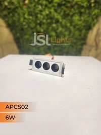 APRA AP CS02 6W Black Linea Recessed COB Spotlight - 6W, 4000K, Black