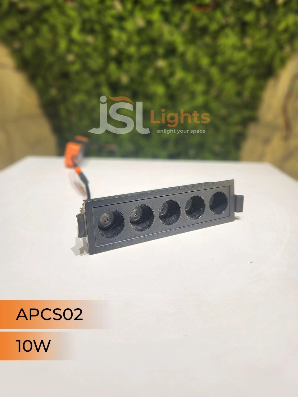 AP CS02 20W White Linea Recessed COB Spotlight