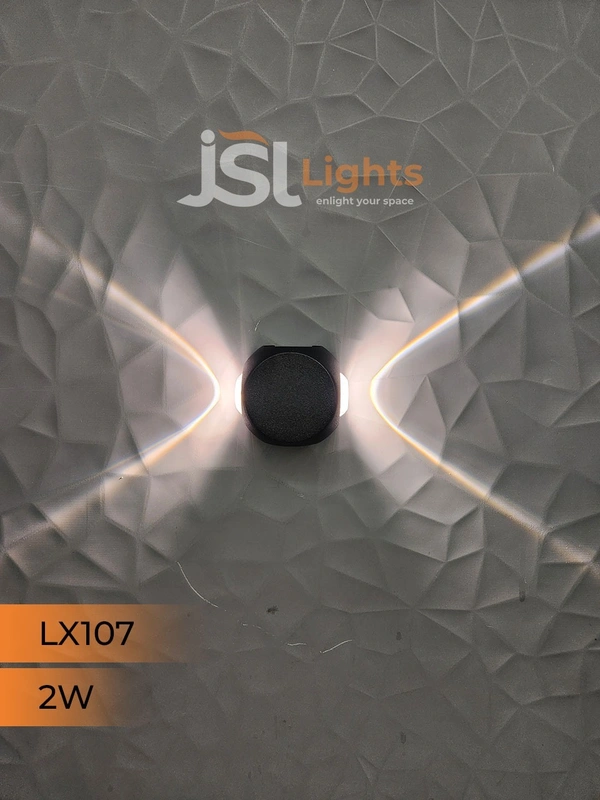 LX 107 4W 4Way Wall Decorative Light UP Down Wall Light - 2W