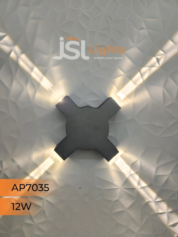 APRA  AP 7035 12W 4Way Wall Decorative Light UP Down Wall Light