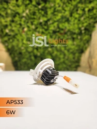 APRA AP 533 Round Deep Recessed COB Downlight - 6W, 6000K