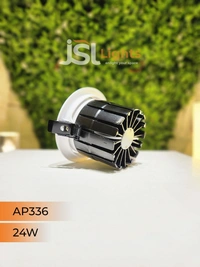 APRA AP 336 Round Deep Recessed COB Downlight - 24W, 6000K