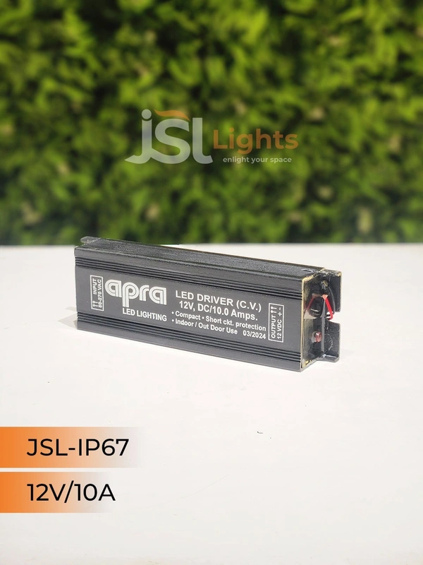 JSL 12V IP67 Led Strip Constant Current Driver - 10Amp