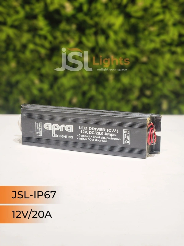JSL 12V IP67 Led Strip Constant Current Driver - 20Amp
