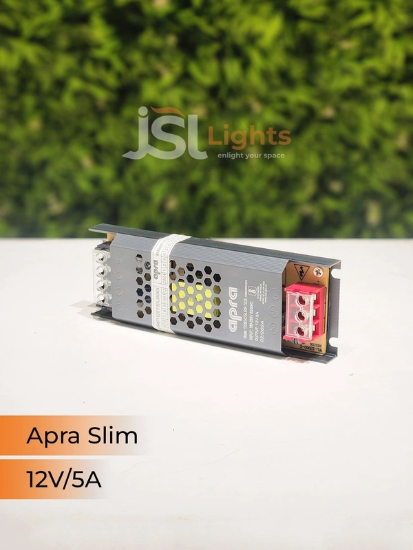 APRA Slim 12V Led Strip Constant Current Driver - 60W/5AM