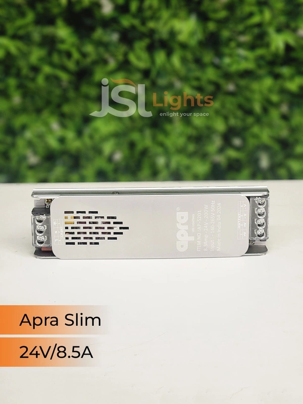 APRA Slim 24V Led Strip Constant Current Driver - 8.5Amp