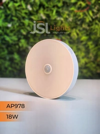 APRA 978 18W Sensor Round Surface Diffuser Panel Light - 18W, 4000K