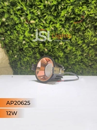 Bridglux & Philips AP 20625 12W Black Deep Recessed COB Downlight RG Reflector - 12W, 6000K, Black