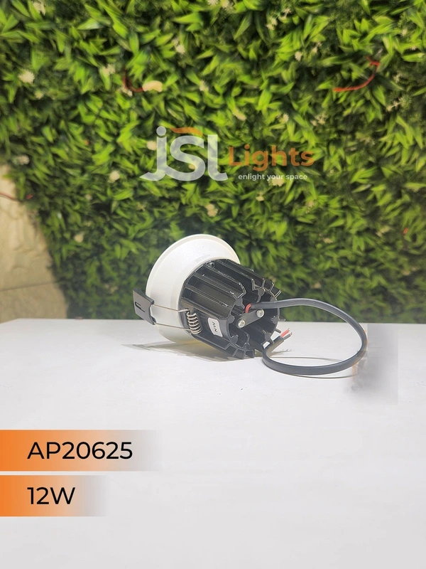 Bridglux & Philips AP 20625 12W White Deep Recessed COB Downlight RG Reflector - 12W, 4000K, White