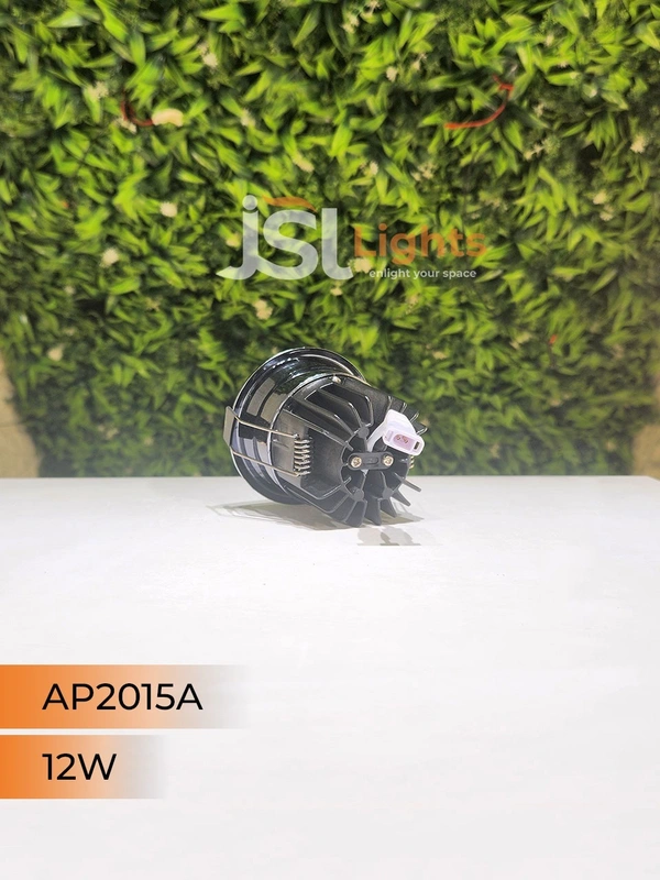 APRA AP 2015A 12W Gun Black Recessed COB Downlight - 12W, 3000K