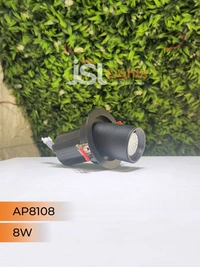 APRA 8108 8W Deep Recessed COB Pop Up Downlight - 8W, 4000K, Black