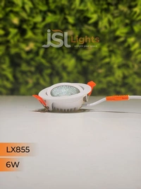 LX 855 6W Round Deep Recessed COB Downlight - 6W, 6000K