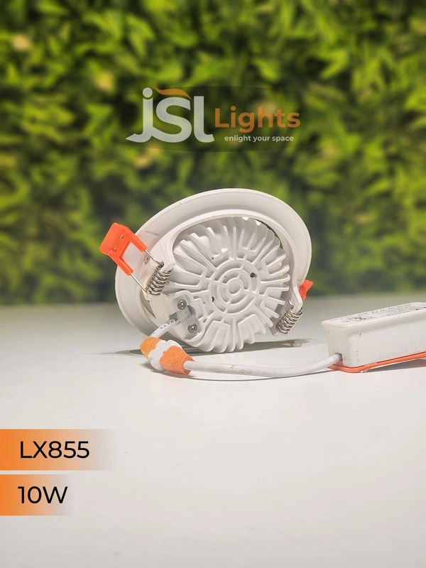 LX 855 10W Round Deep Recessed COB Downlight - 10W, 4000K