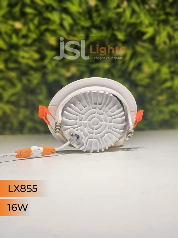 LX 855 16W Round Deep Recessed COB Downlight - 16W, 6000K