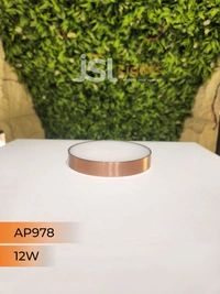 APRA  AP978 12W Round Surface Diffuser Panel Light - 12W, 3000K, CP