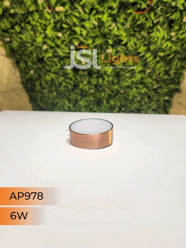 APRA  AP978 6W Round Surface  Diffuser  Panel Light - 6W, 4000K, CP