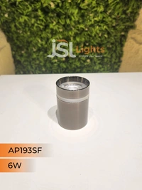 APRA AP193 6W Round PB Surface Cylinder Light - 6W, 3000K, PB