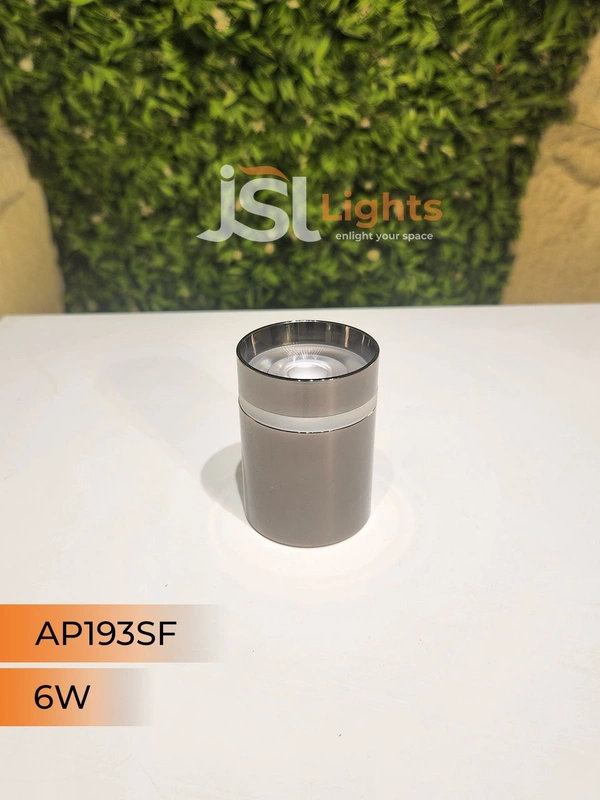 APRA AP193 6W Round PB Surface Cylinder Light - 6W, 3000K, PB