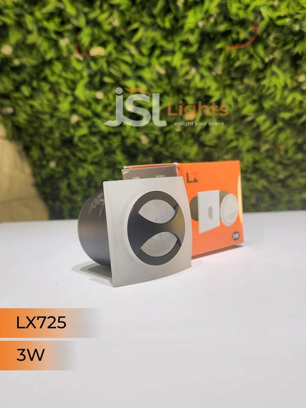 LX725 3W Led Foot Light - Black, SQ