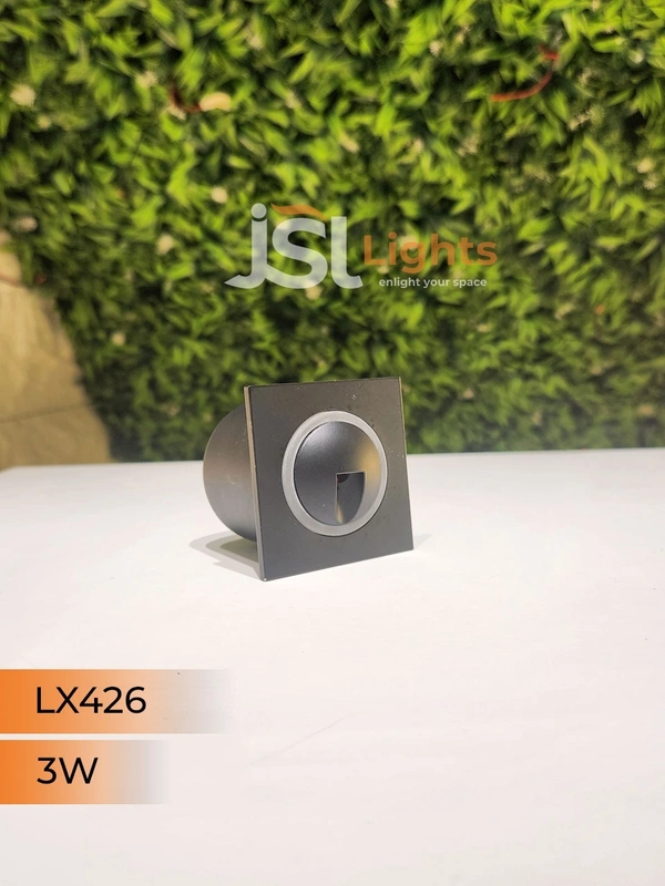 LX426 3W Led Foot Light - Black, SQ