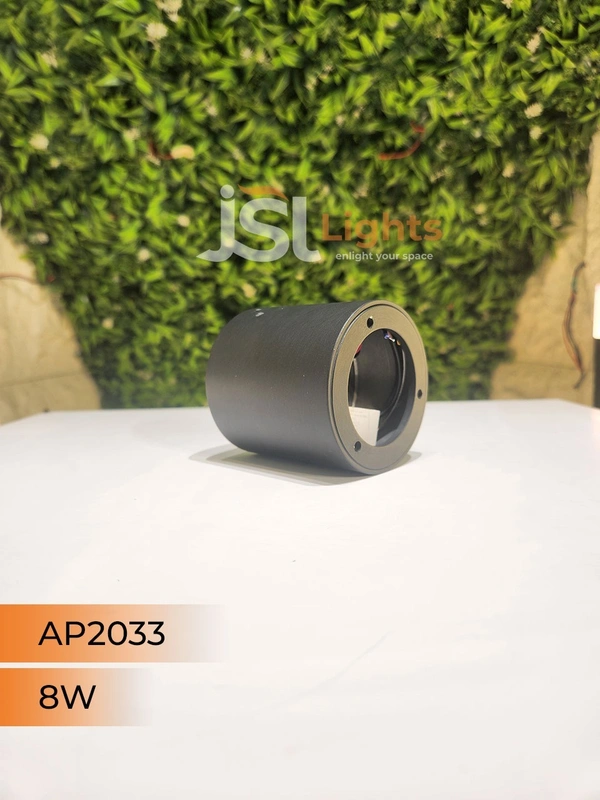 APRA AP2033 8W Round Surface Diffuser Panel Light - 8W, 4000K, Black