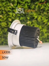  LX LX 335 COB Downlight for Saree, Cloth & Car Showrooms | Double Height Commercial LED | India - 50W, 3000K