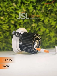 LX 335 24W COB LED Downlight – Ultra Bright Focus Light for Homes, Showrooms & Offices | Energy Efficient Ceiling Light By JSL Lights - 24W, 4000K