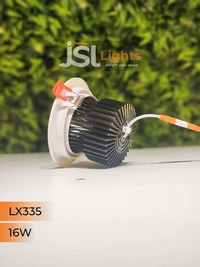  LX LX335 16W COB LED Downlight – High Brightness Focus Light for Homes, Showrooms & Offices | Energy Efficient Ceiling Light By JSL Lights - 16W, 3000K